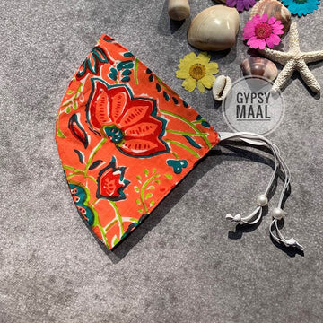 Floral Abstract Face Mask